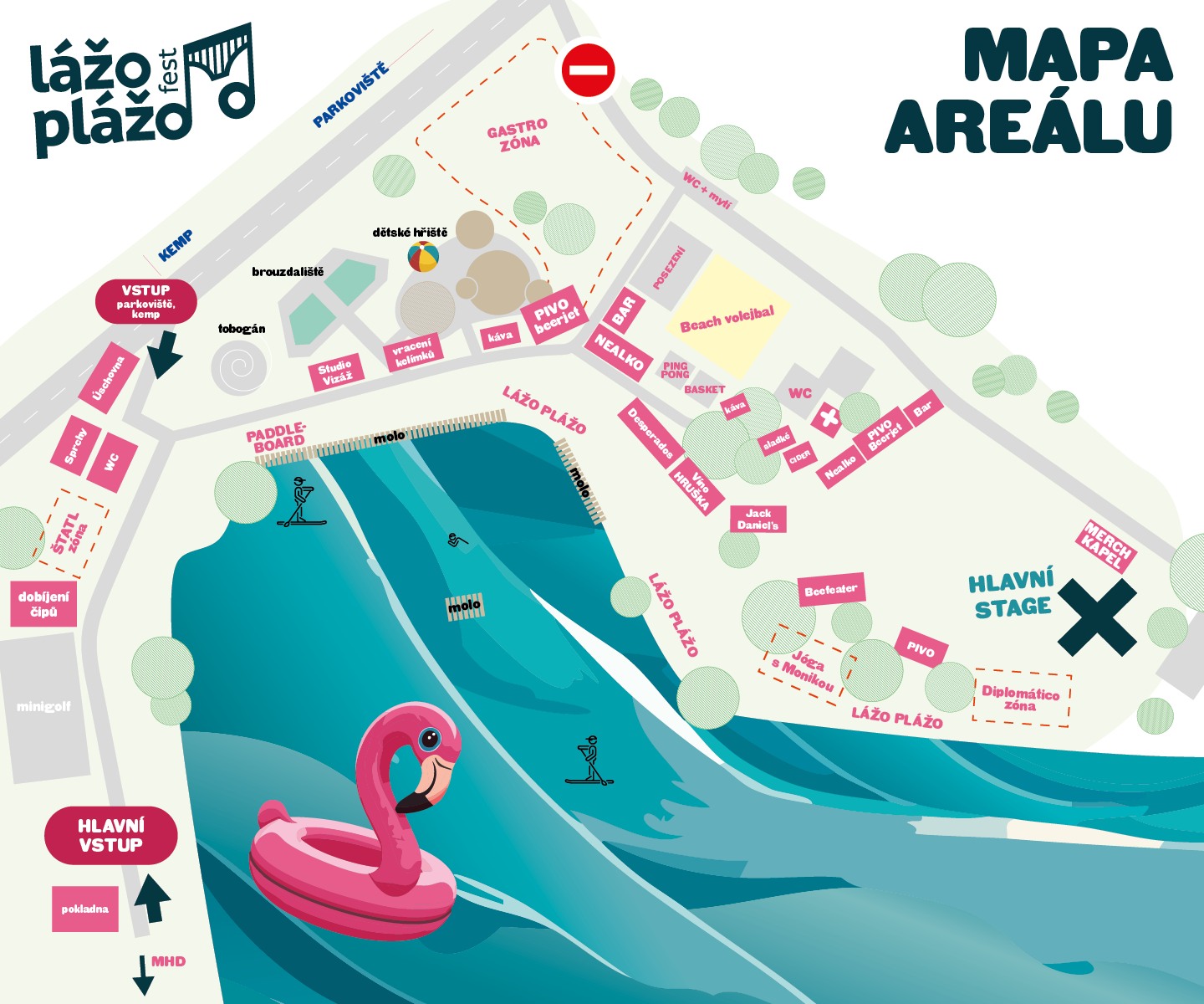 mapa AREÁLU