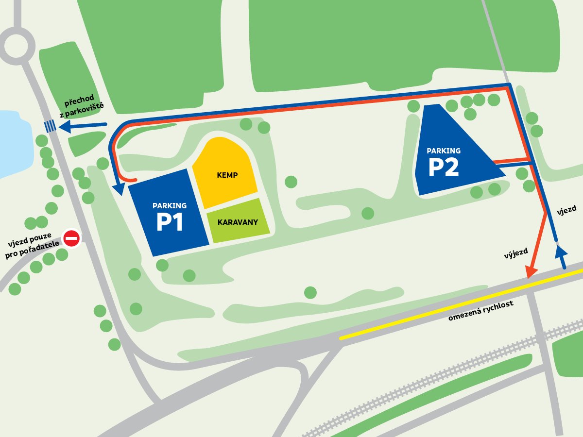 mapa parkoviště